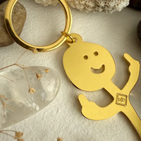 PIKA & BEAR - Disgruntled Citizen - Key Chain