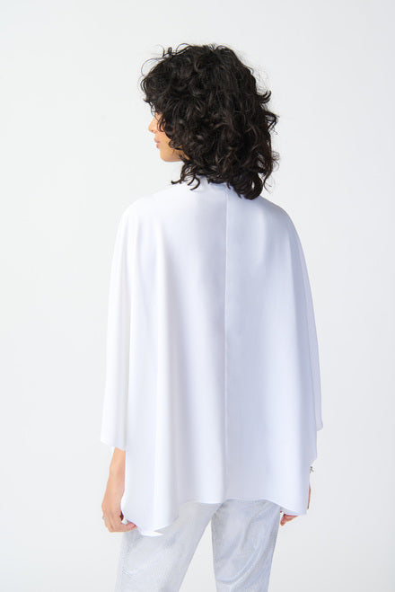 Oversized Front Wrap Blouse