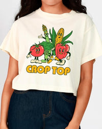 GIRL DANGEROUS Crop Top Oversized Crop Tee