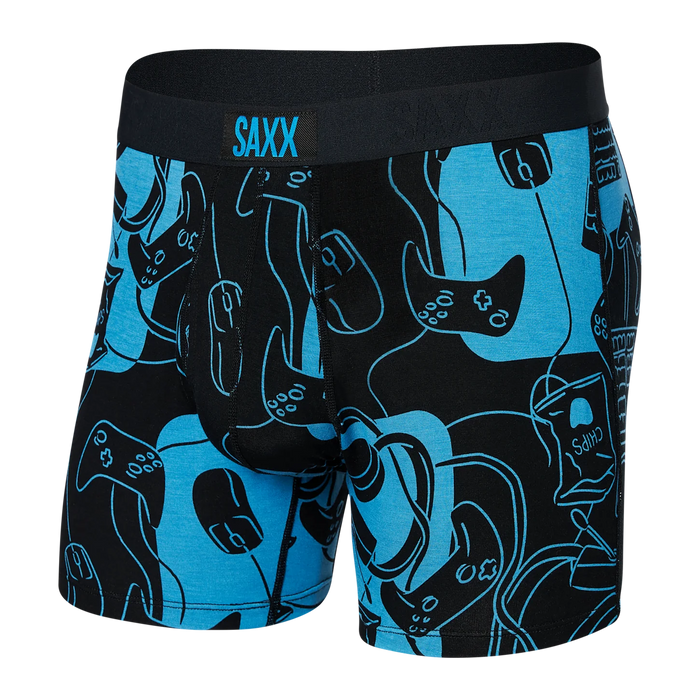 Ultra Super Soft Boxer Brief- What To Play- Black