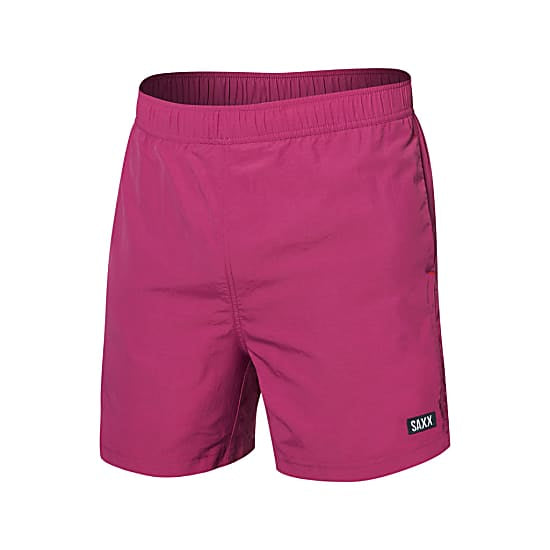 Go Coastal 2N1 Volley Swim Shorts 5" - Magenta