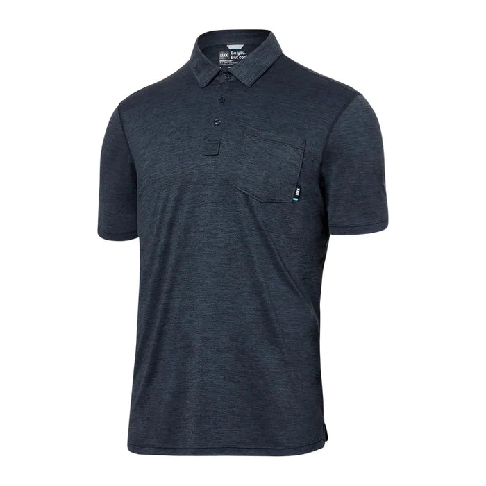 DROPTEMP™ All Day Cooling Short Sleeve Polo- Turbulence Heather