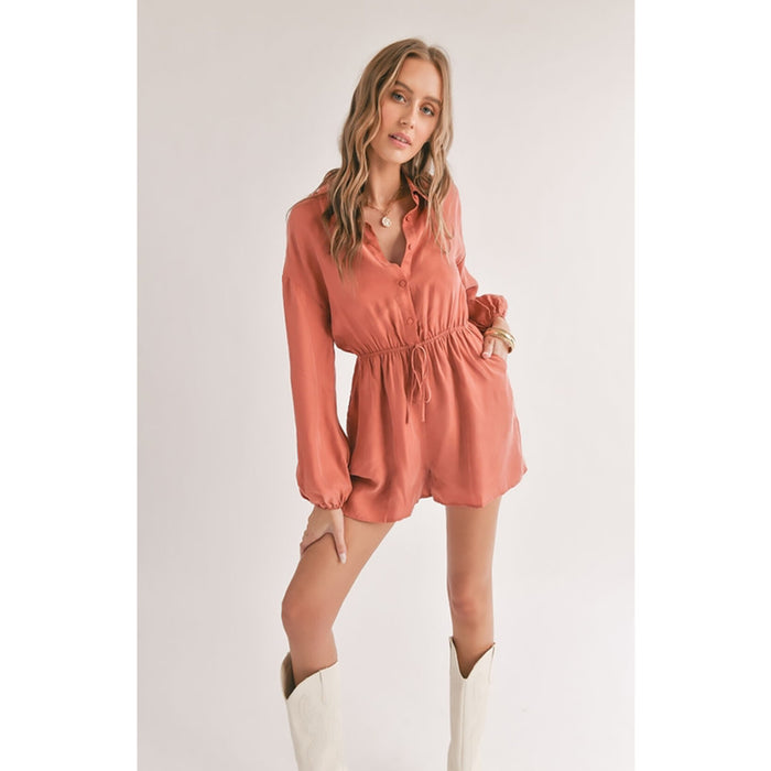 Dune Shirt Romper