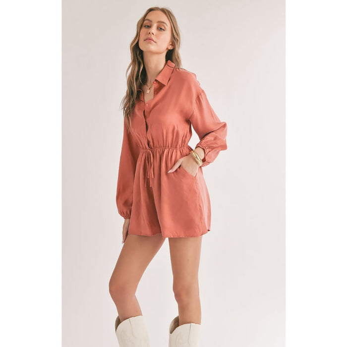 Dune Shirt Romper