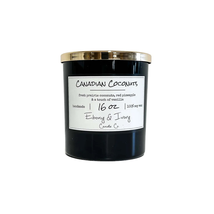 EBONY & IVORY - Canadian Coconuts - 16 oz Candle