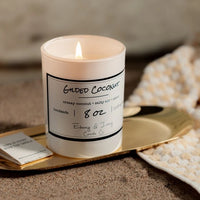 EBONY & IVORY - Gilded Coconut - 8oz Candle