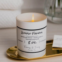 EBONY & IVORY Almost Famous Candle - 8 OZ