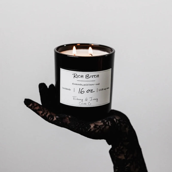 Bougie EBONY & IVORY Rich Bitch - 450g