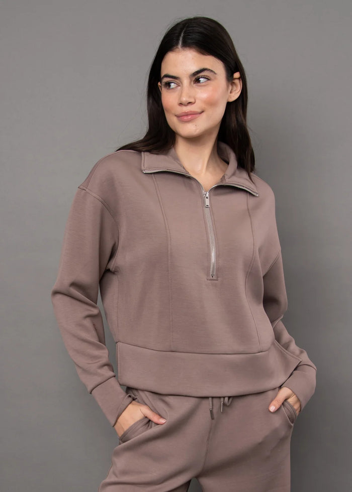 RD STYLE Mayura Half Zip Pullover And Pascal Pull On Wide Leg Pants Set