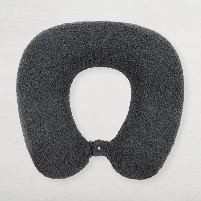 LEMON Travel Neck Pillow & Eye Mask Cozy Set