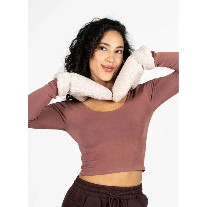C’EST MOI Teddy Mittens - Ivory