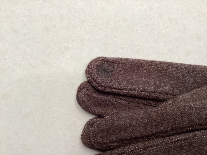 C’EST MOI Casual Womans Gloves - Heather Brown