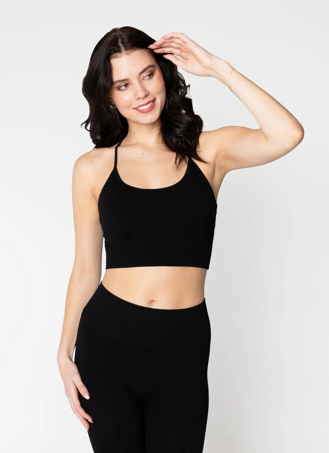 C‘EST MOI Bamboo Ribbed Cross Back
