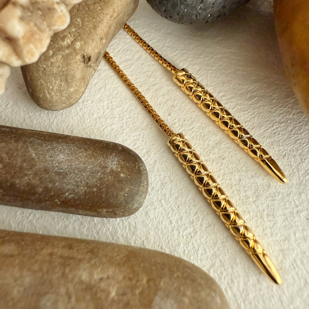 PIKA & BEAR Cenchoa - Double Snake Layered Necklace in Gold