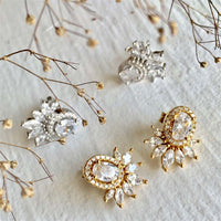 PIKA & BEAR Windsor - Rhinestone Encrusted Stud Earrings