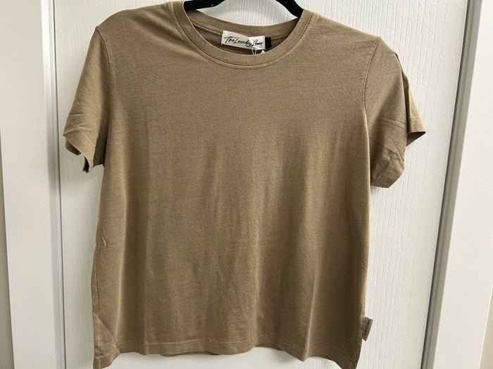 Essentials Perfect Tee- Camel Gold