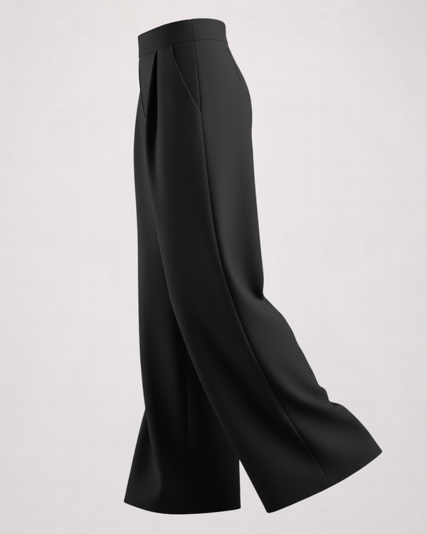 PRIV - LuxeFlow Trouser Pant - Black