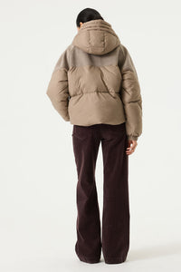GARCIA Ladies Brown Puffer Jacket