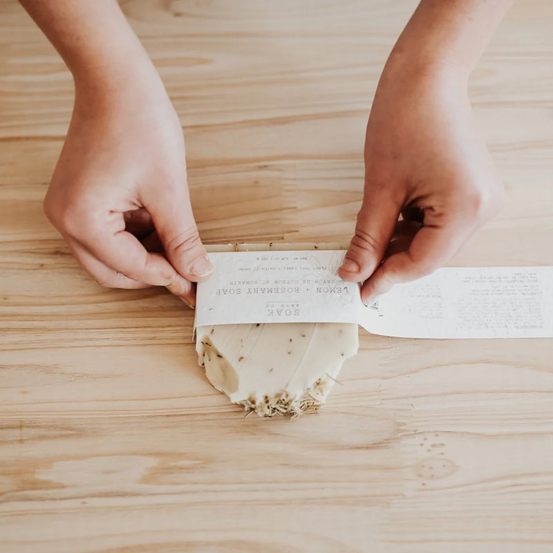 Lemon and Rosemary Soap Bar