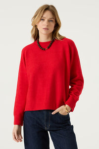 GARCIA Ladies LongSleeve Sweater - Red