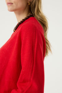 GARCIA Ladies LongSleeve Sweater - Red