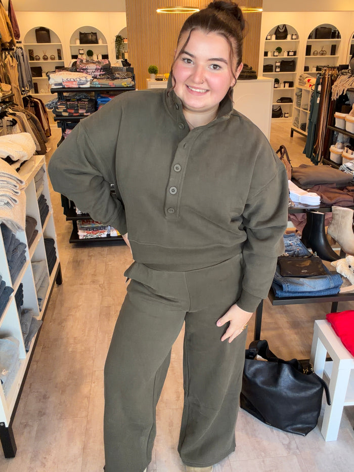 RD STYLE - Malta Mock Neck & Pandora Drawstring Pant - Set