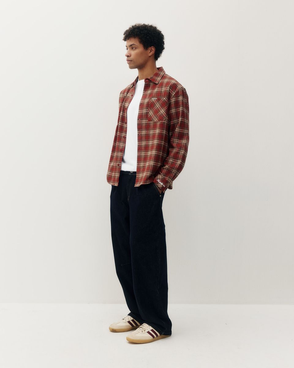 KUWALLA - Flannel Shirt - Burnt Orange