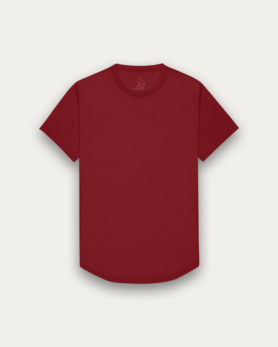 KUWALLA- EAZY Scoop Tee - Rosewood