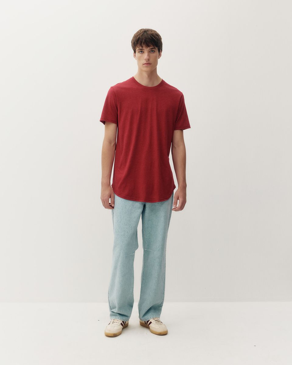 KUWALLA- EAZY Scoop Tee - Rosewood