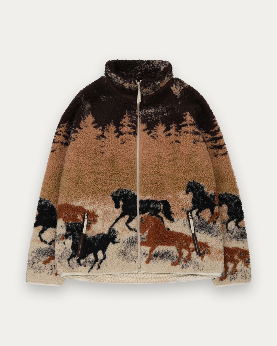 KUWALLA - Sherpa Jacket - Wild Horses - Unisex