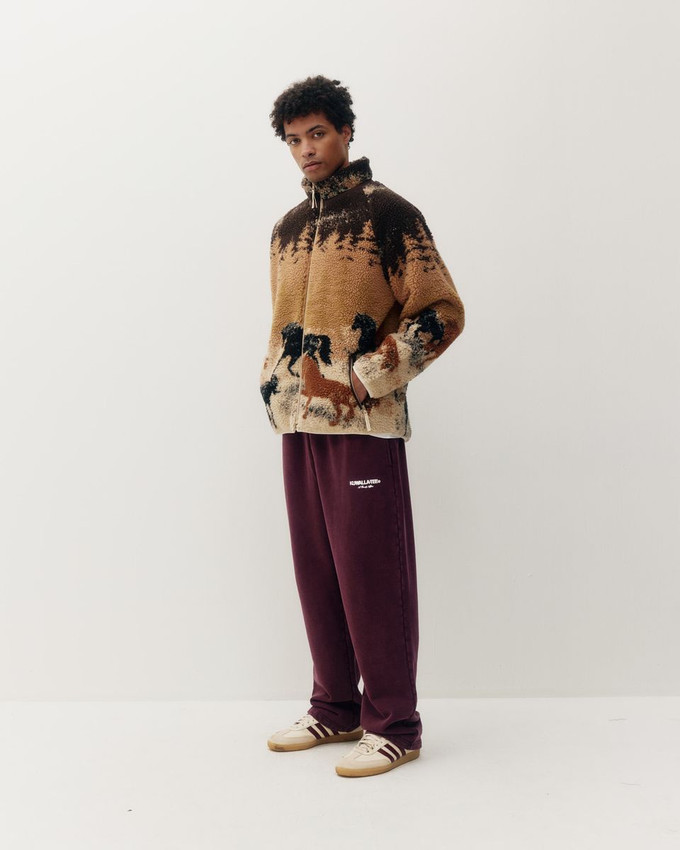 KUWALLA - Sherpa Jacket - Wild Horses - Unisex