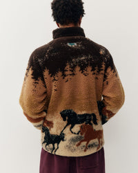KUWALLA - Sherpa Jacket - Wild Horses - Unisex