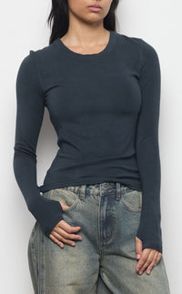 KUWALLA - Ingrid Long Sleeve - Deep Teal