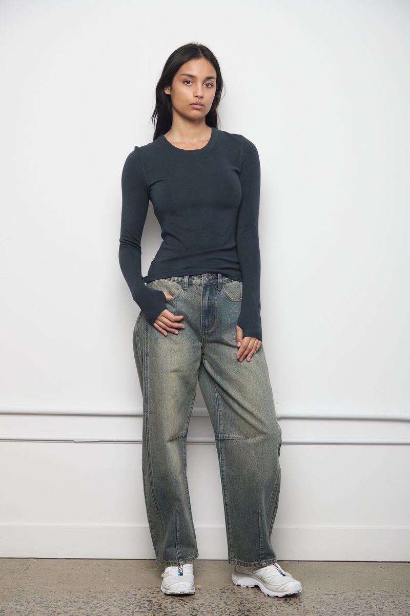 KUWALLA - Ingrid Long Sleeve - Deep Teal