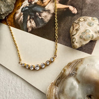 PIKA & BEAR - Témmé - Rhinestone Feature Necklace - Gold