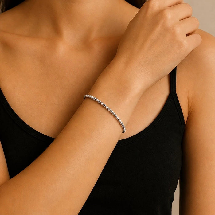PIKA & BEAR - Nala Beaded Bracelet - Silver