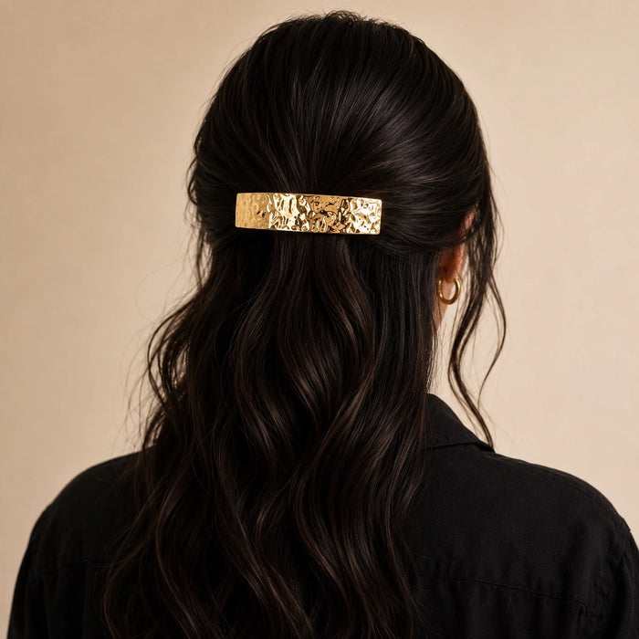 PIKA & BEAR - Quinn - Textured Hair Clip - Gold