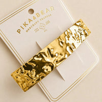 PIKA & BEAR - Quinn - Textured Hair Clip - Gold