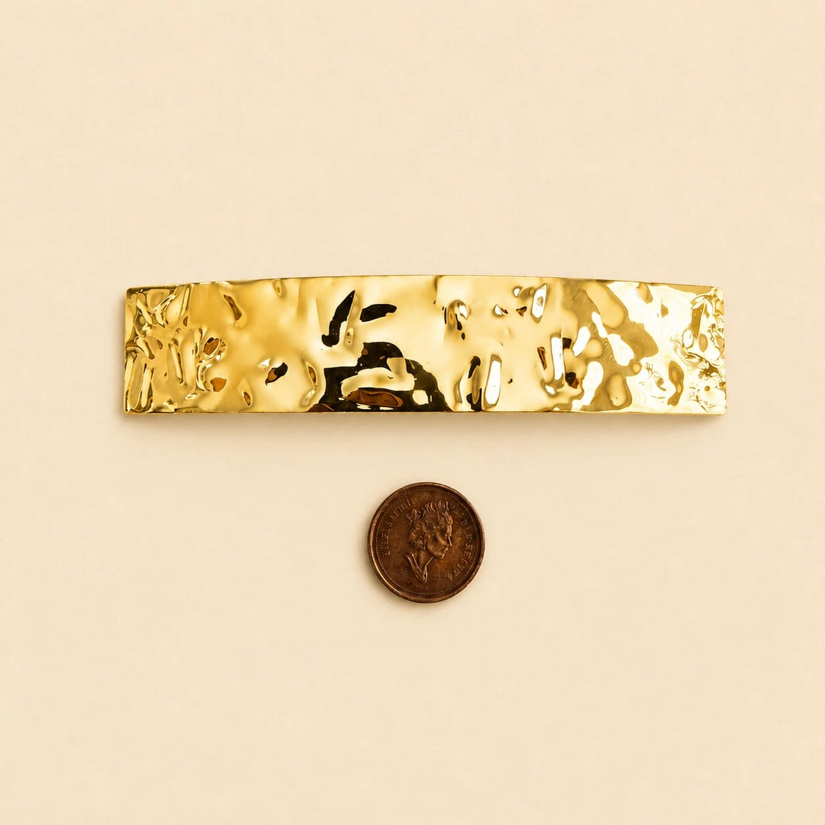 PIKA & BEAR - Quinn - Textured Hair Clip - Gold