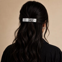 PIKA & BEAR - Quinn - Textured Hair Clip - Silver