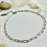 PIKA & BEAR - Petit Montmartre Paperclip Chain Bracelet - Silver