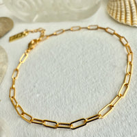 PIKA & BEAR - Petit Montmartre Paperclip Chain Bracelet - Gold