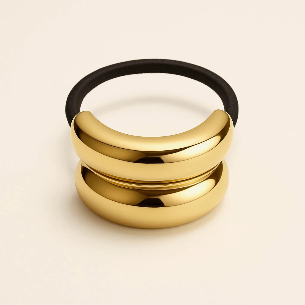 PIKA & BEAR - Conves - Double Detail Hair Elastic - Gold