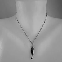 PIKA & BEAR - Sardinia - Fish Charm Necklace - Gold