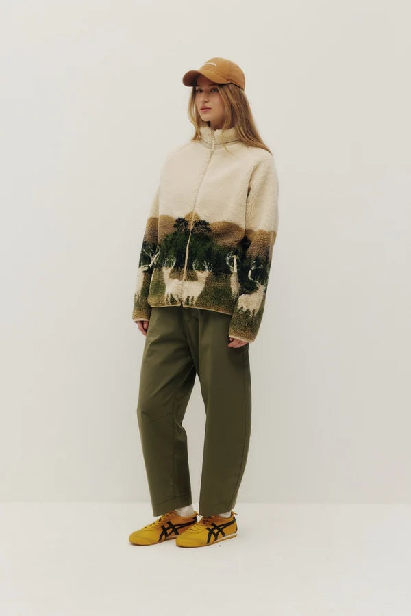 KUWALLA - Sherpa Jacket - Elk Wildlife - Unisex