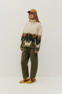 KUWALLA - Sherpa Jacket - Elk Wildlife - Unisex