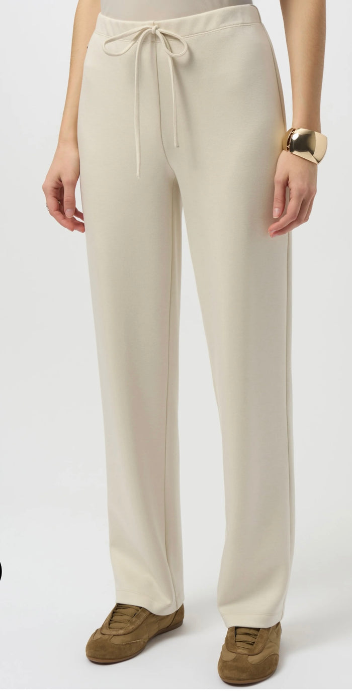 Scuba Jersey Straight Leg Pull-On Pants