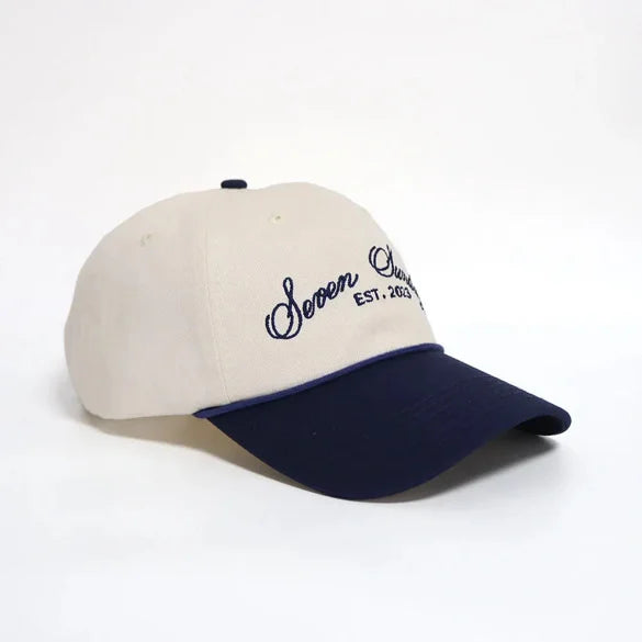 Dad hat navy\white