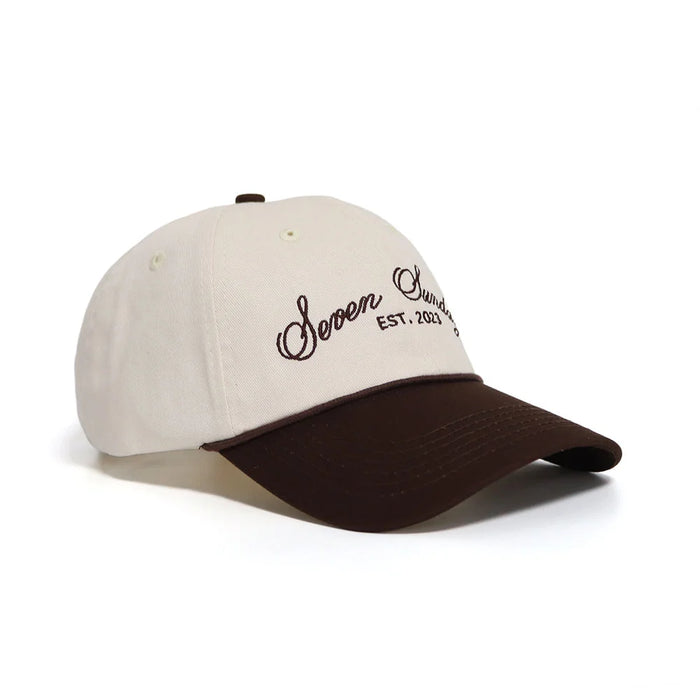 Dad hat brown\white