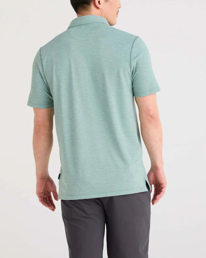 Droptemp All Day Cooling Short Sleeve Polo-Shark Blue